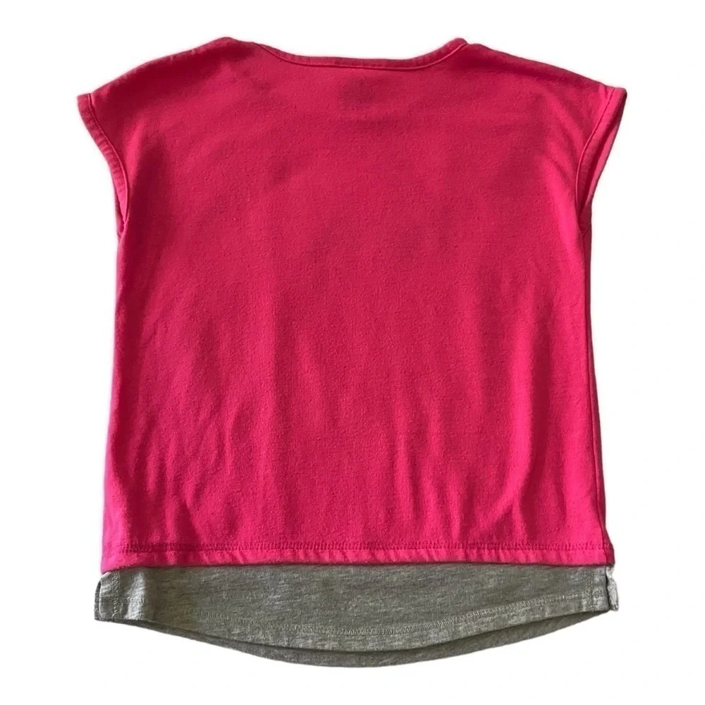 ADIDAS-PINK AND GRAY ATHLETIC SKIRT AND TOP-SIZE 6